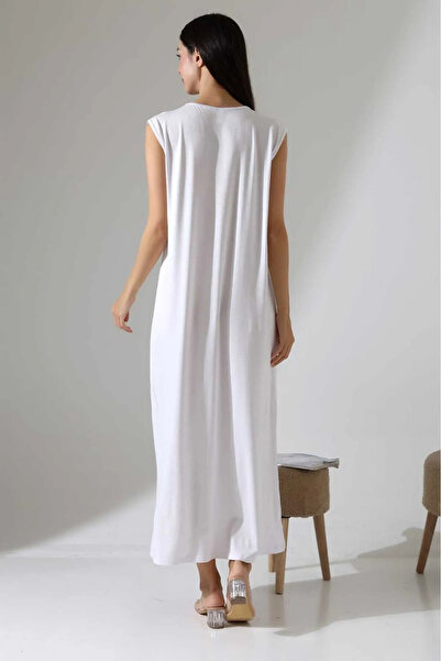 MUZOTEX Long Sleeveless Dress Lining 100% Cotton Underwear Underskirt