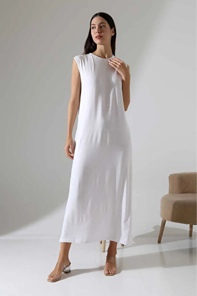 MUZOTEX Long Sleeveless Dress Lining 100% Cotton Underwear Underskirt