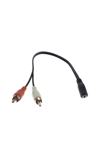 OEM Cablu Audio Jack 3.5mm mama la 2 RCA tata 20cm | Conexiune Stereo pentru Dispozitive Audio