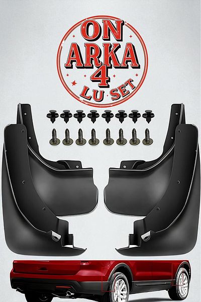 Transformacion Set of 4 Mud Flaps - Front Rear Suitable Anti-Mud Mud Flaps Set 721877