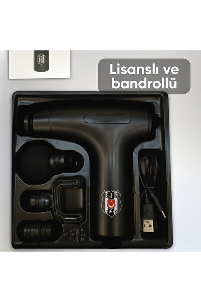 Beşiktaş Karakartal Pulse Pro –Lisanslı Bandrollü Masaj Tabancası