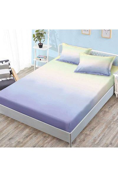 Patul FINET Bed Cover with Elastic + 2 Pillowcases, Pucioasa, Double Bed 180x200