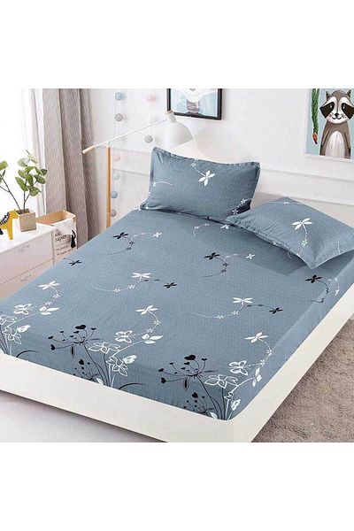 Patul FINET Bed Cover with Elastic + 2 Pillowcases, Pucioasa, Double Bed 180x200