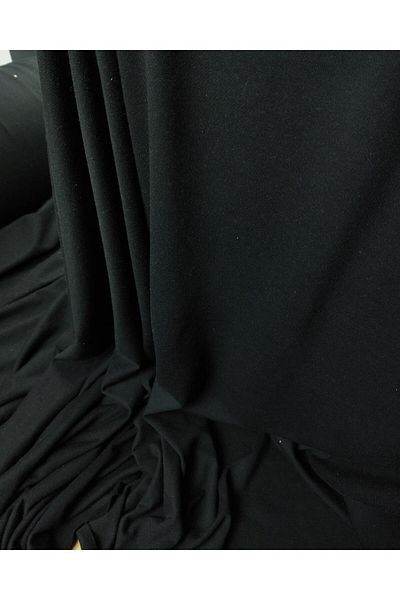 Kumaş Parça Two Thread Combed Cotton in Black Color Width: 160
