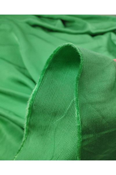 Kumaş Parça Linen Viscose in Vibrant Green Color Width: 160