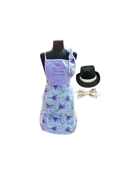 OEM Set apron for bride and groom, 4 pieces