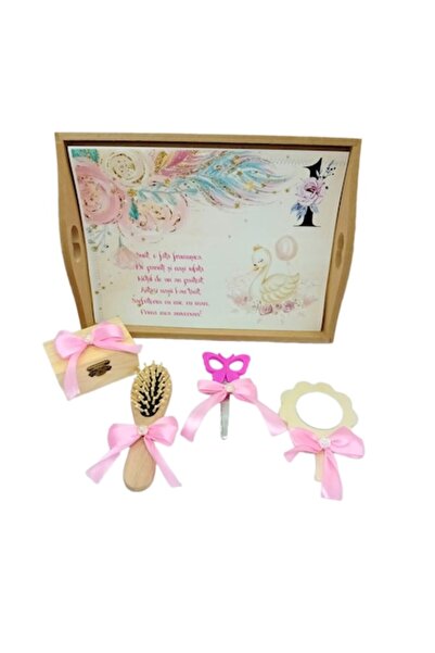 OEM Set tava mot/turta 5 piese, personalizat Lebada 2