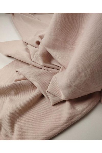 Kumaş Parça Thin Camisole in Ashy Pale Pink Color Knitted Width: 100