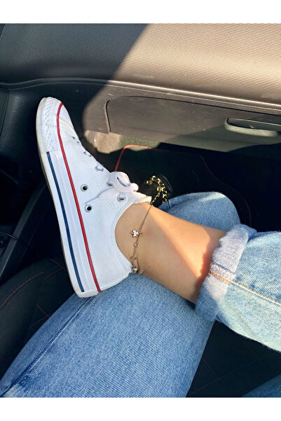 LEVENT ÖZCAN Unisex αθλητικά παπούτσια, λευκά, κοντά λινά αθλητικά παπούτσια,...