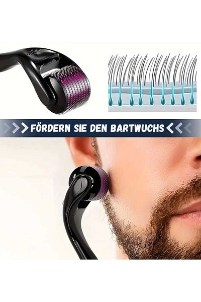 SEVRU Dermaroller for Hair, Beard Roots Strengthening, Pore Opening
