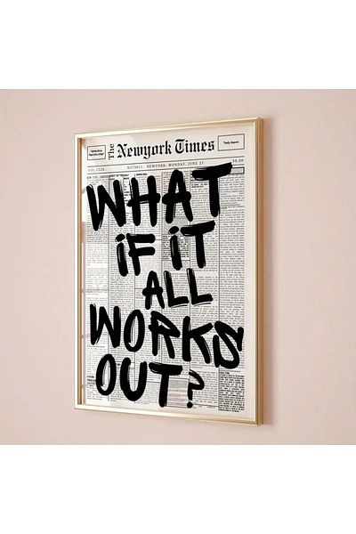 512 STORE Aesthetic Wall Decor Lettering Office Frameless Painting Poster Modern Decor