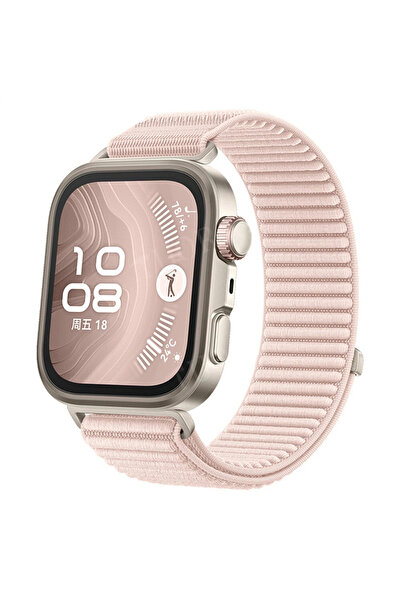İncisoft Huawei Watch Fit 4 Pro / Fit 4 / Fit 3 Uyumlu Hasır Örgü Dokuma Cırt...