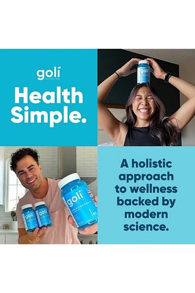 GOLİ Goli Nutrition Ashwagandha Gummies.