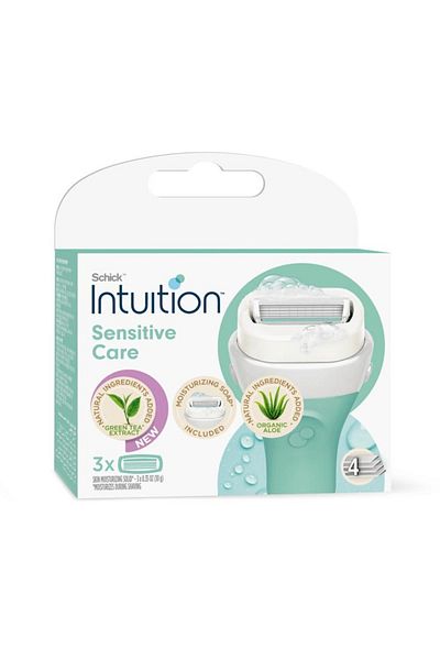 Schick Schick Intuition Aloe Vera & Vitamin E Foaming Razor Refills - 3 Count