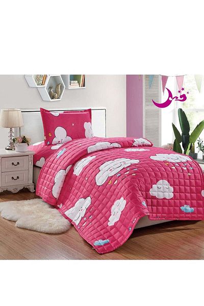 homestyle Compressed Quilt Set - 3 Pieces Microfiber