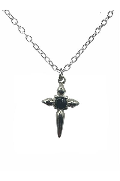 Herşey Nota Cross Model Unisex Necklace – 60 cm Chain, Classic and Meaningful Design