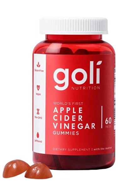 GOLİ Goli Nutrition Apple Cider Vinegar Gummies.