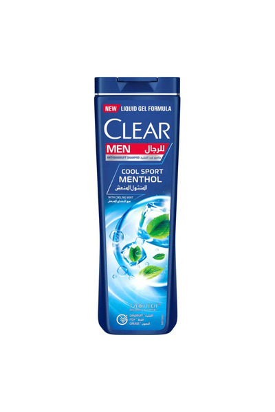 Clear Shampoo 400 ml Cool Sport Menthol Blue --- كلير شامبو المنثول المنعش 40...