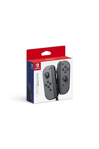 COOYA Nintendo Switch Joy-Con (L/R) Gaming Controller, Gray, Replacement Wireless Controllers