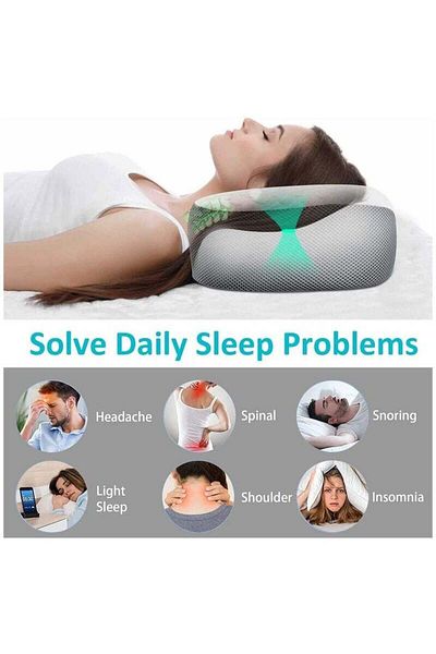 COOYA Memory Foam Cervical Pillow, for Neck&Shoulder Pain, Ergonomic Orthopedic Neck Support Pillow