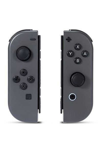 COOYA Nintendo Switch Joy-Con (L/R) Gaming Controller, Gray, Replacement Wireless Controllers
