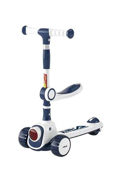 COOYA 3 In 1 Children's Scooter, Foldable Scooter with Flash Wheel, Toddler Scooter For Boys & Girls