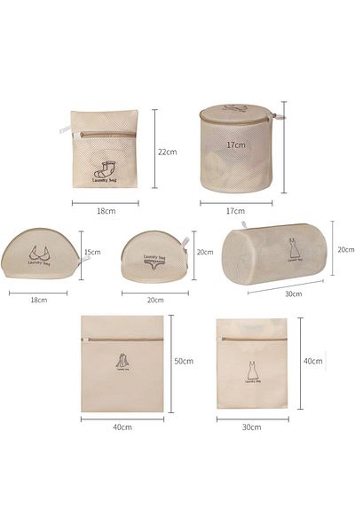 COOYA Mesh Laundry Bags for Thin Clothes Clothes Storage Anti-deformation and Reusable Polyester Organizer