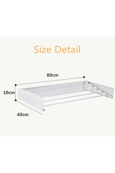 COOYA Invisible Towel Drying Rack, Save Space Foldable Shoe Storage Rack