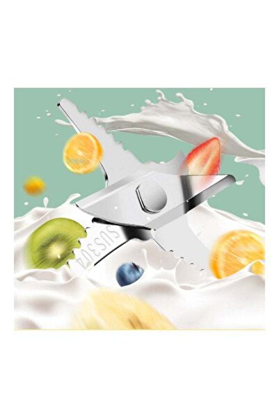 COOYA Small Portable Travel Blender Juicer Machine with Powerful Motor Rechargeable Battery (Pink)