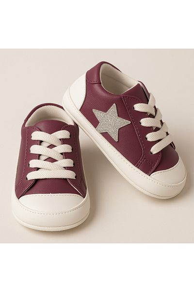 Bebisso Burgundy Sports Baby First Step Booties Shoes - Allstarhiphop