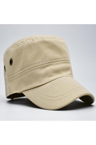 şapkadan Kastro Şapka Kasket Outdoor Stili Kep Castro Şapka Açık Bej