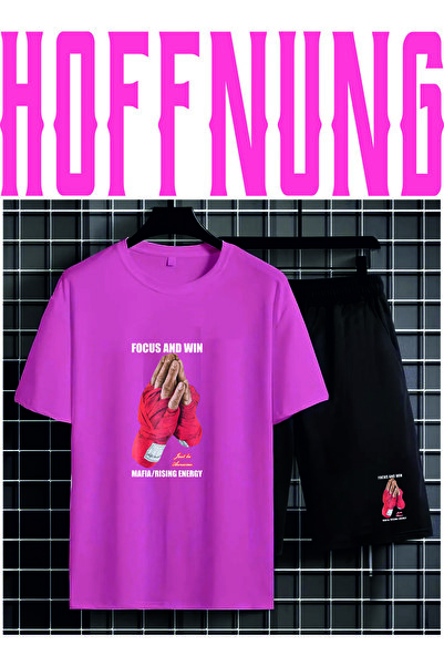 HOFFNUNG Full Shorts Unisex T-Shirt Shorts My New Print Rust Color Set