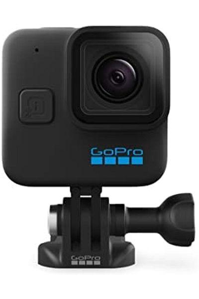 GoPro كاميرا GoPro HERO11 Black Mini - كاميرا أكشن صغيرة الحجم مقاومة للماء مع فيديو فائق الدقة 5.3K60، إطار بدقة 24.7 ميجابكسل