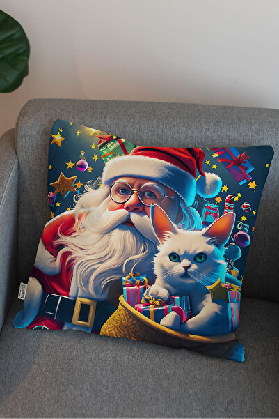 Pillow Dream New Year Themed Santa Claus Visual 3D Realistic Disney Patterned...
