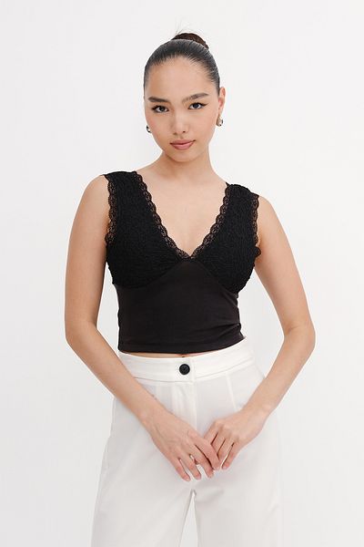 Addax V Neck Ruched Bustier A17380
