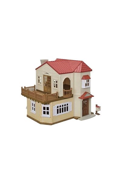 FABBA TOYS Sylva-Nian Fam-Ilies Awesome Fun Lighted City House (with Secret Playroom)