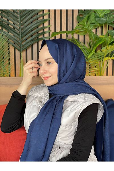 Emproyal Dark Blue Emproyal Native Series Lyocell Shawl