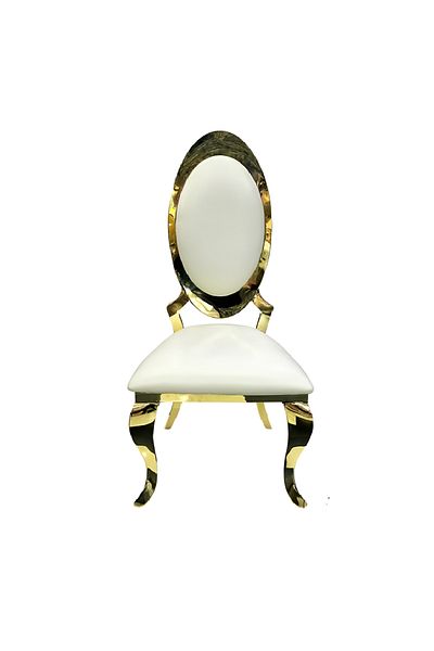 rexa Gold Stainless Steel Wedding Dining Chair – Luxury Seating for Banquets & Events