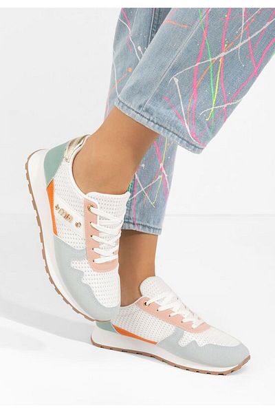 B T Shoes Tenisi dama Satina multicolori