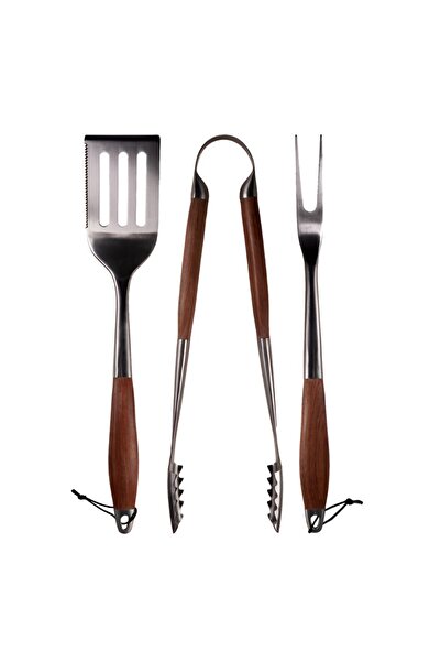 Drip EZ طقم ملحقات الشواء من الفولاذ المقاوم للصدأ مكون من 3 قطع باللونين الف...