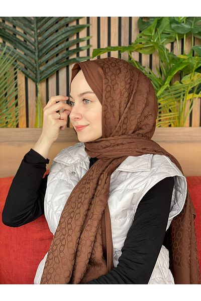 Emproyal Chocolate-Brown Emproyal Native Series Lyocell Shawl