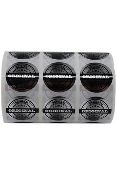 STOREMAX Muartshop Labels , Ready to Buy Buy Fast Original(Original) Label Pp Metallized 25mm Diameter 1000