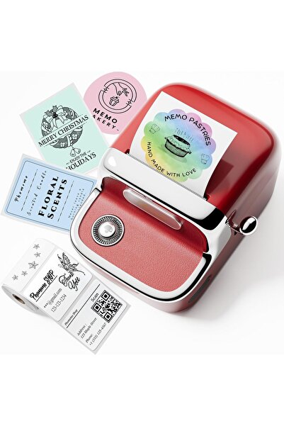 Phomemo آلة صنع الملصقات M150 مع شريط، طابعة ملصقات بلوتوث مُحسّنة 2025، محمولة مقاس 2 بوصة