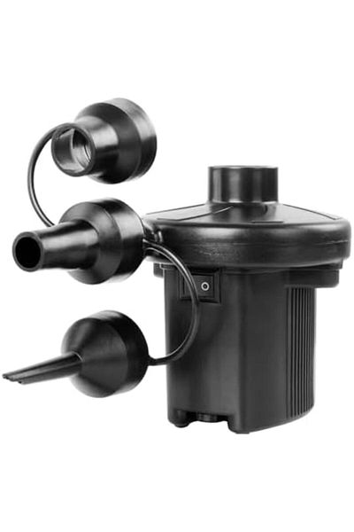 Other Electric Air Pump for Inflatable Items, Black, 0.44 kg, Corded 3pin UK Plug