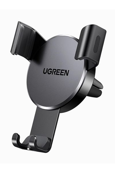 Ugreen Car Phone Holder Car Mount [360° Rotation for Air Vent], One-hand Auto Lock, Silicone Clip B