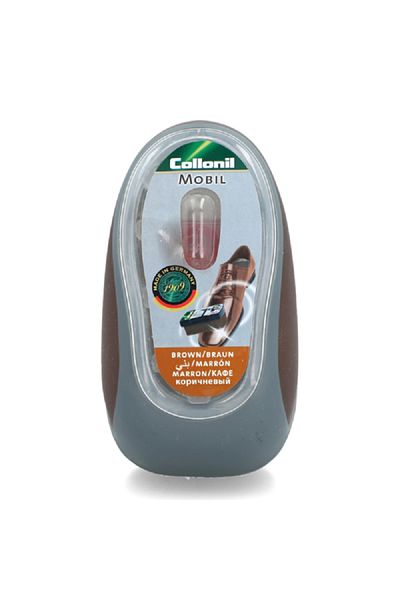 Collonil Mobil Protect Shoe Clean and Shine Sponge with Liquid Brown