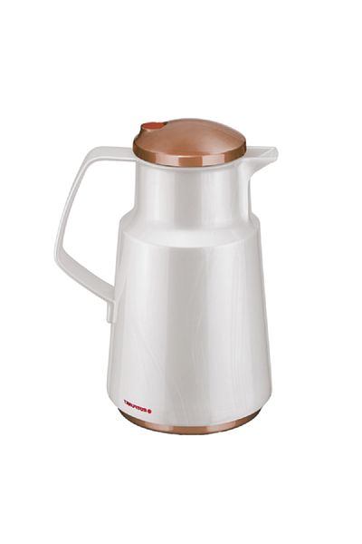 ROTPUNKT Durable and Elegant Design Vacuum Jug White and Brown 1 Liter