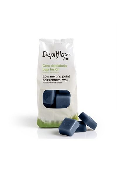 Depilflax Traditional wax for hair removal with azulene cubes Depilflax Spain 1 kg, Cera Azul 2AB