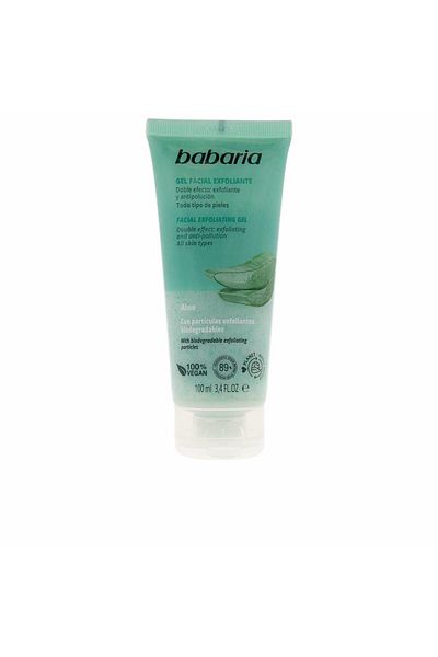 Babaria Exfoliant Facial Pentru Toate Tipurile De Ten Aloe Vera 100 ml