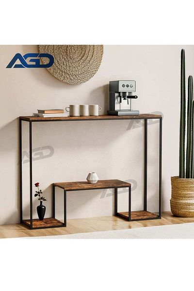 AGD Professional Three-Tier Console Table with Modern Design